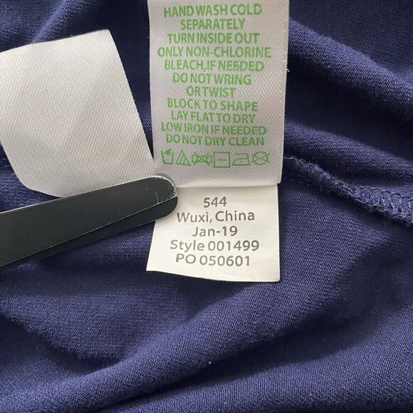 Lilly Pulitzer Misha Wrap Dress True Navy Blue size‎ small - Picture 14 of 14